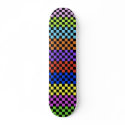 Colorful Checkered Deck skateboards by TheBombSkateboards Colorful Checkered Deck skateboards