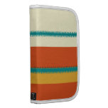 Colorful Chevron Striped Pattern Folio Planner