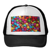 Colorful Chocolate Candy Mesh Hat