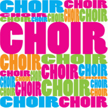 Colorful Choir Cut Outs