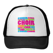 Colorful Choir Mesh Hats