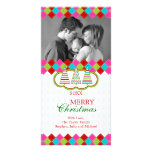 Colorful Christmas Holiday Photo Cards