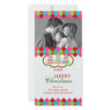 Colorful Christmas Holiday Photo Cards