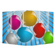 colorful christmas ornaments notebook-01 vinyl binders