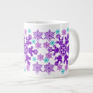 Colorful Christmas Snowflake Jumbo Cup specialtymug