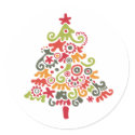 Colorful Christmas Tree stickers