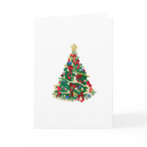 Colorful Christmas Tree: Vector Art: Cards