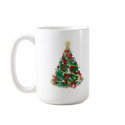 Colorful Christmas Tree: Vector Art: mugs