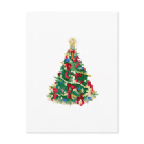 Colorful Christmas Tree: Vector Art: Postcards