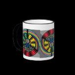 Colorful Circle Pattern Mug mugs