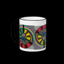 Colorful Circle Pattern Mug