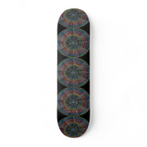 Colorful Circle Pattern Skateboard by JKdesigns Colorful Circle Pattern Skateboard