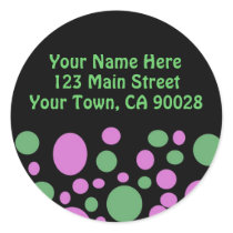 Colorful Circles Address Label stickers by DonnaGraysonAbstract Colorful Circles Address Label stickers