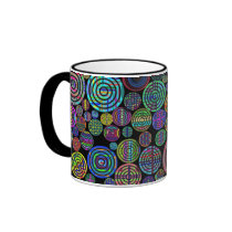 Colorful Circles Coffee Mug by JKdesigns Colorful Circles Coffee Mug