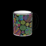 Colorful Circles Coffee Mug mugs