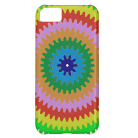 Colorful Circles Gears Bulls Eye Pattern Gifts iPhone 5C Covers