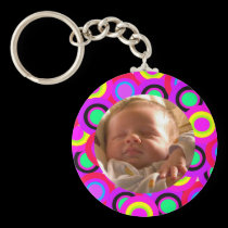 Colorful Circles keychains