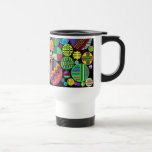 Colorful Circles on a black background mugs