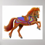 Colorful Circus Horse Print