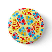 Colorful Circus Mosaic buttons by JuJuGarden Colorful Circus Mosaic buttons