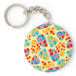 Colorful Circus Mosaic Key Chain