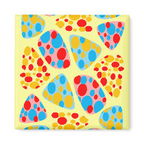 Colorful Circus Mosaic magnets by JuJuGarden Colorful Circus Mosaic magnets