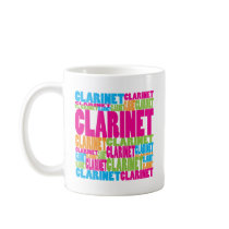 Colorful Clarinet Mugs