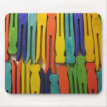 Colorful Clothespins Mouse Pads