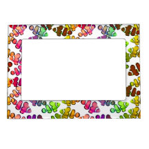 Colorful Clown Anemone Fish Magnetic Frame