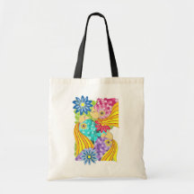 Colorful Cockatiel Tote Bag