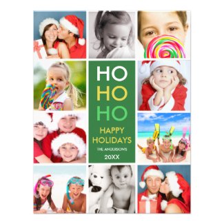 COLORFUL COLLAGE | HOLIDAY PHOTO CARD CUSTOM INVITE