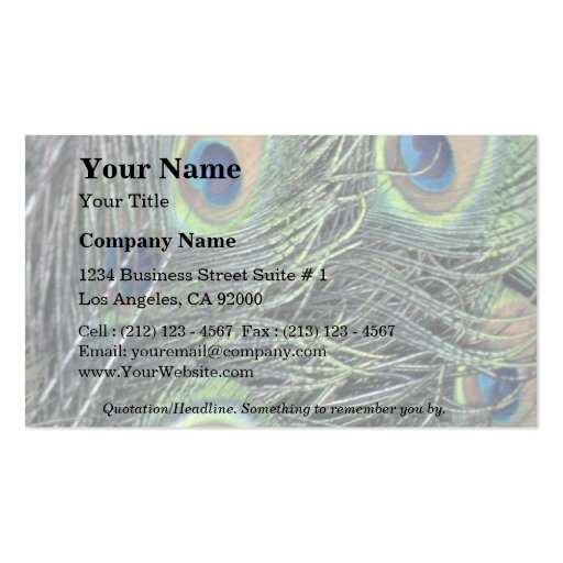 Colorful Color harmony Business Card Templates (front side)