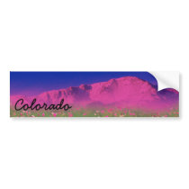 Colorful Colorado, Pikes Peak Mountain bumper stickers