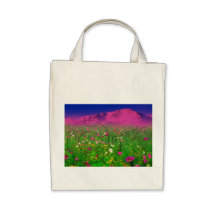 Colorful Colorado, Pikes Peak Mountain Tote Bags