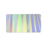 Colorful Colored louvers Address Label