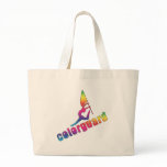 Colorful colorguard tote bag