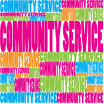 Colorful Community Service photo sculptures