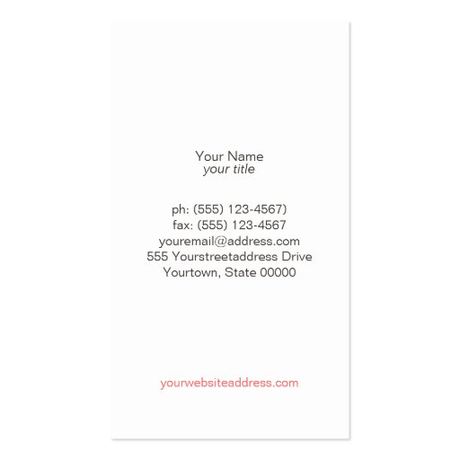 Colorful Confetti & Gold Chic Modern Beauty Salon Business Card Template (back side)