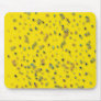 Colorful Confetti on Yellow Mouse Pad