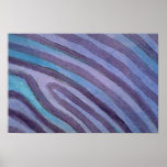 Colorful Contour Lines Print