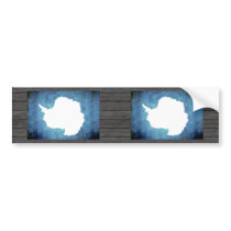 Colorful Contrast Antartican Flag Bumper Sticker