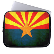 Colorful Contrast Arizonan Flag Laptop Sleeve