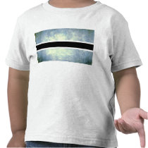 Colorful Contrast Batswana Flag T-shirt