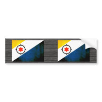 Colorful Contrast Bonairian Flag Bumper Stickers