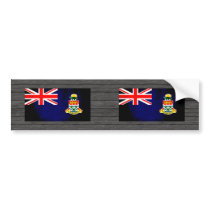 Colorful Contrast Caymanian Flag Bumper Sticker