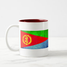 Colorful Contrast Eritrean Flag Coffee Mug