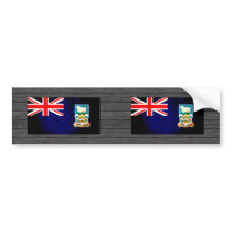 Colorful Contrast Falkan Flag Bumper Stickers