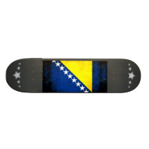 Colorful Contrast Herzegovian Flag Skateboards