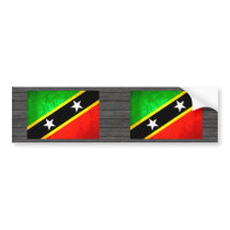 Colorful Contrast KittianFlag Bumper Sticker