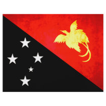 Colorful Contrast Papua New GuineanFlag Personalized Flyer